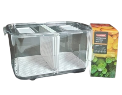 Danny Home Fruit &amp; Veggie Drain Box with Lid (Model No-HO-021)