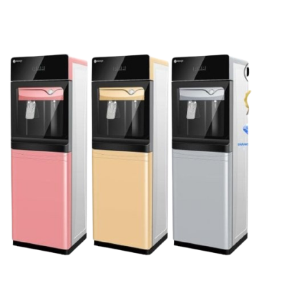 Nunix tempered glass water dispenser Hot &amp; Normal &amp; COLD R23c SILVER