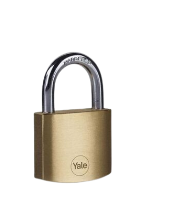 Yale Y110B/40/123/1/HSP Padlock, Black, 40mm