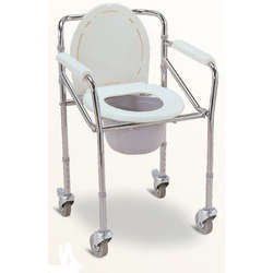 Easy Care Commode Chair With Wheels, container not included (YM696W)
