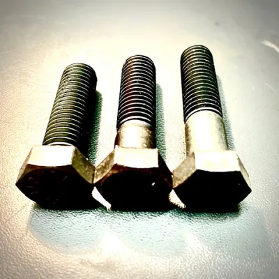 UNC 3/8&quot; x Up to 7.1/2&quot; Hex Bolt Set Screw H T 8.8 Self Colour 200PCS SET