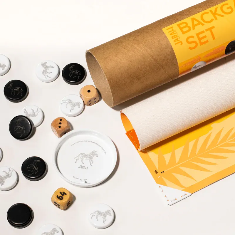 Steel Backgammon set