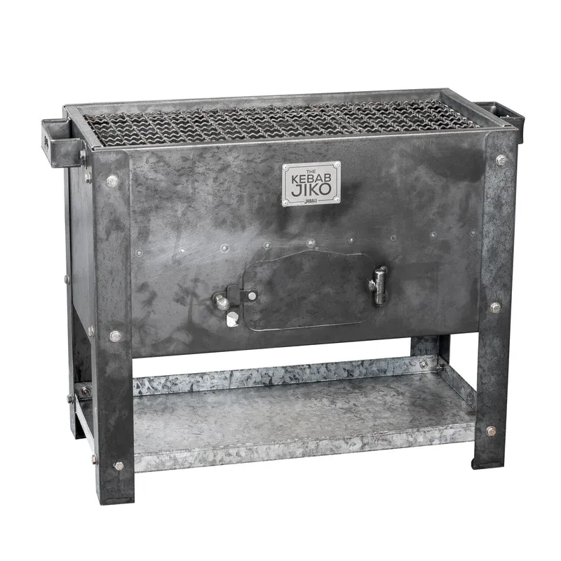 Jabali Barbecue Grill Height Adjustable with Smoking Dish &amp; Grill