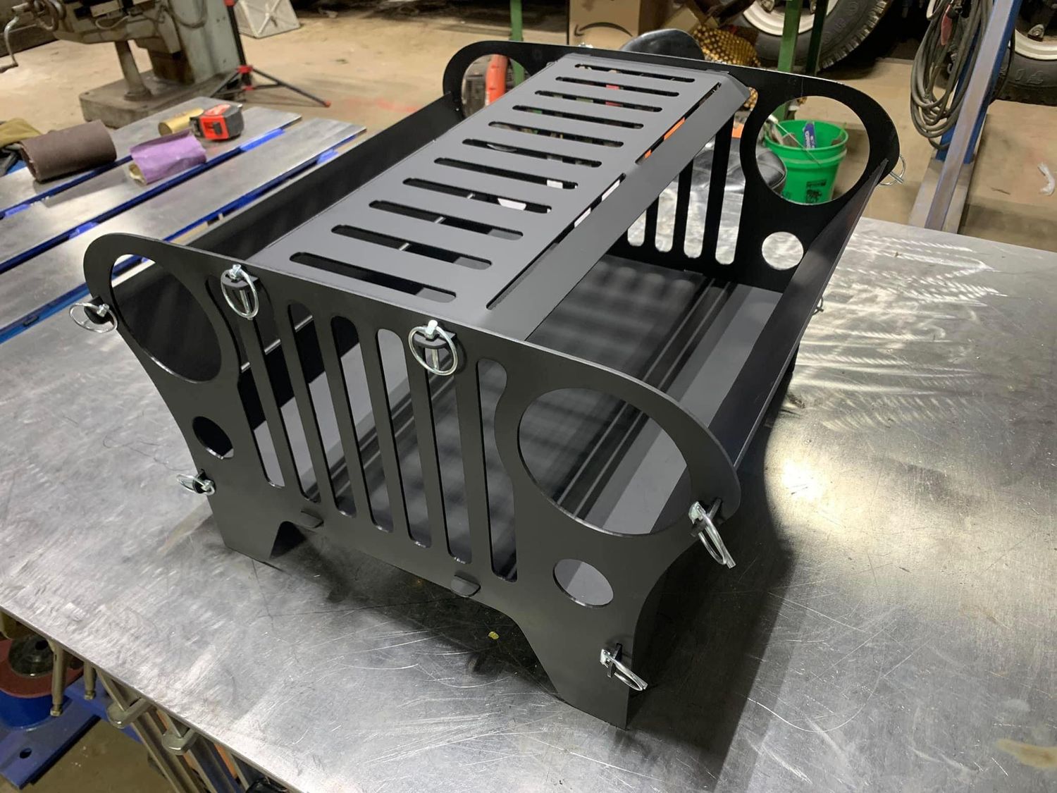 Welded Fire Pit Charcoal Heater