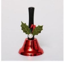 Christmas decoration 12*6.2cm Shiny Hand Metal Bell