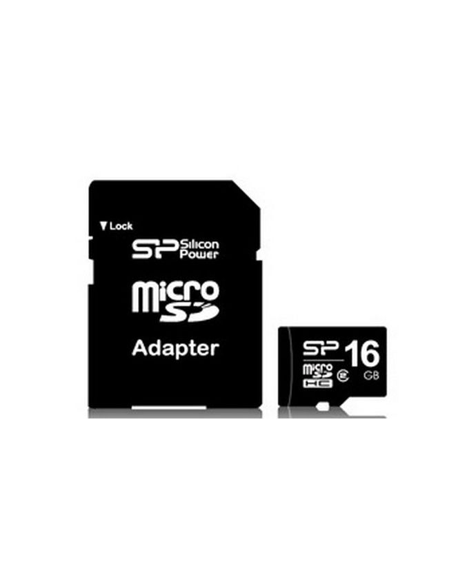 Silicon Power 16GB Micro SDXC Class 10 Memory Card with Adapter 16GBMICROSD C