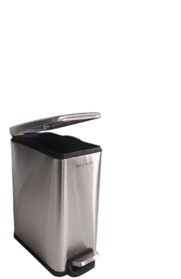 Danny Home Stainless Steel Pedal bin 10L Rectangular
