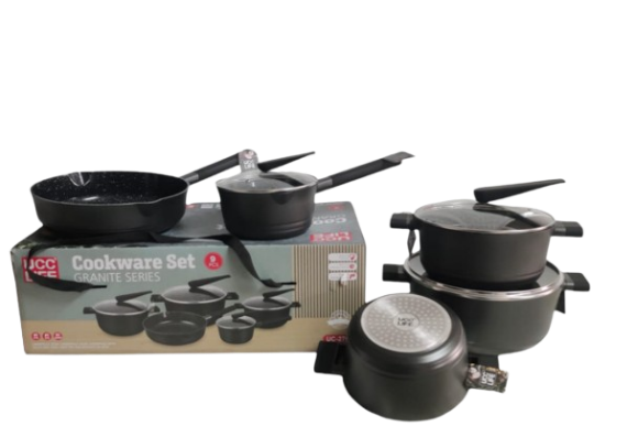 Redberry 9-Piece Granite Coating Cookware Set UC2709