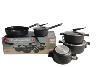Redberry 9-Piece Granite Coating Cookware Set UC2709