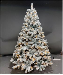 Christmas Tree 180cm (6FT) with 600 Tips +250 LED Lights and a metal Base ML-5