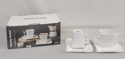 Danny Home 200ml Cup &amp; Saucer set 6pcs BW011-7