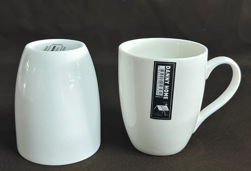 Danny Home white Porcelain Mug 350ml  bW20-57