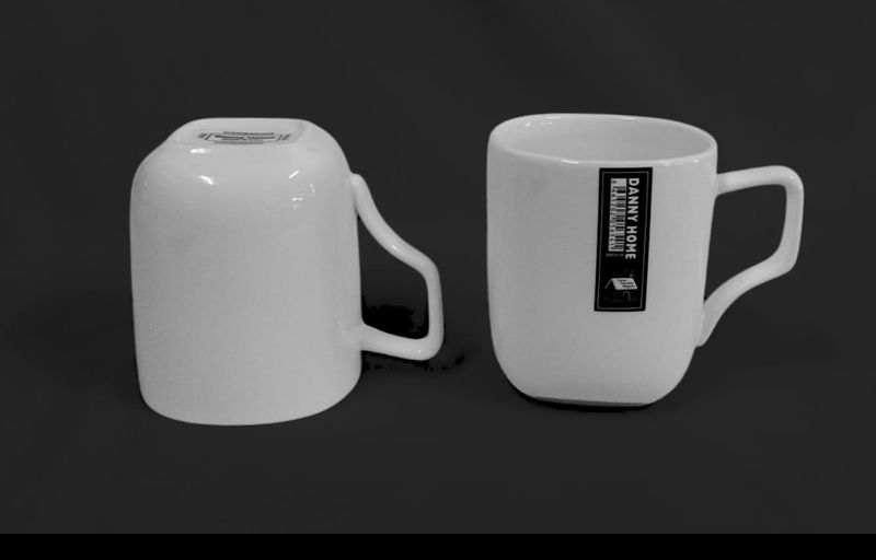 Danny Home white Porcelain Mug 370ml  bW20-58