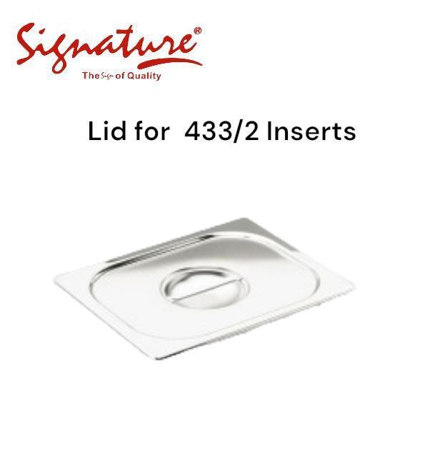 Stainless Food Pan Lid 433/2 for Chaffing Dish