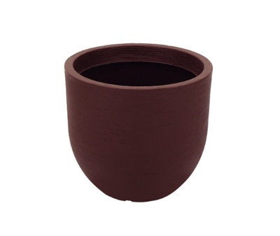 Tramontina Laos Plant Pot Plastic Planter Anthracite 38cm Terracota