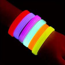 3 PCS Flat Glow in the Dark Bracelet - Model DB-GP246