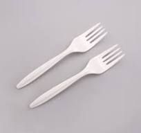 Disposable table forks white pack of 25 TTP125 (25PCS)