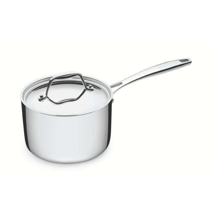 Tramontina Saucepan with Lid Stainless Steel Triple Bottom 24 cm 1.9L 62247/168