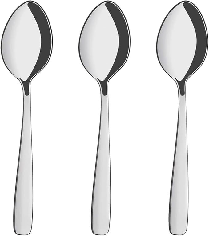 Tramontina Amazona 3 Pieces Stainless Steel Dessert Spoons with High Gloss Finish 66906/045