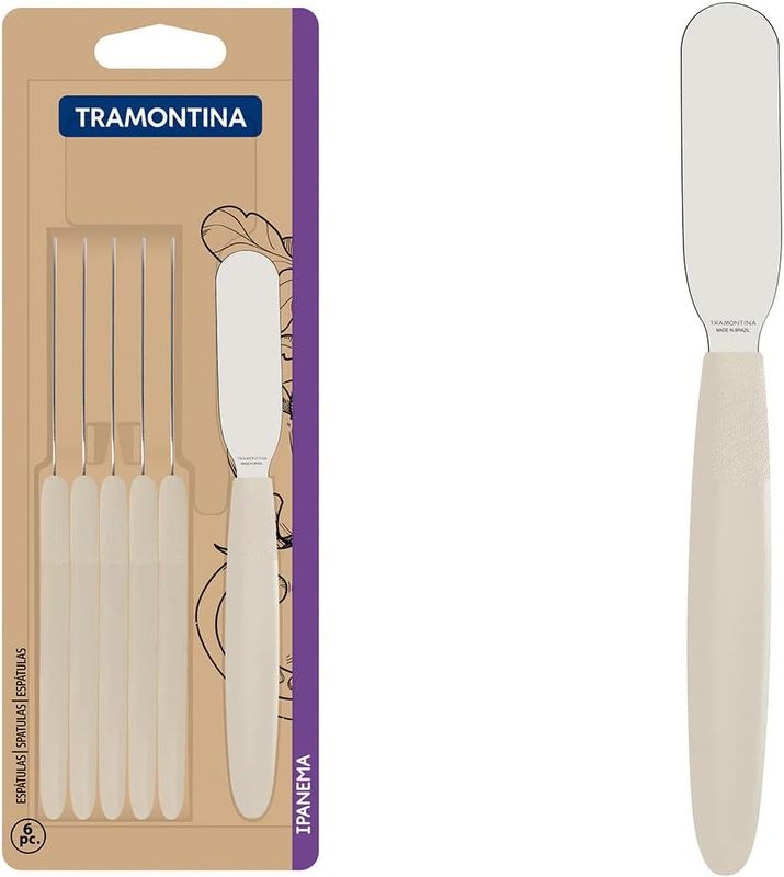 Tramontina 6 Pcs. Cheese and Butter Spreader Knives 66906/505