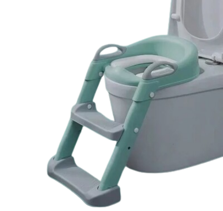 Foldable Baby Toilet Seat. 3 in 1 toilet trainer seat. GREEN