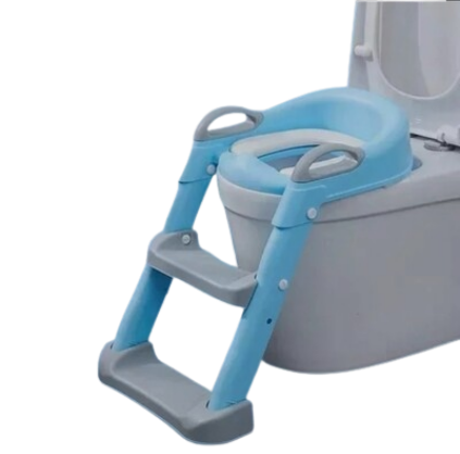 Foldable Baby Toilet Seat. 3 in 1 toilet trainer seat. BLUE