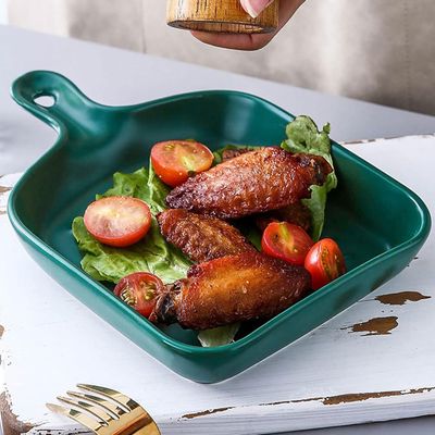 Kitchenpro Stackable Glass Dinner Plates 8.5inch with Handle (3892)