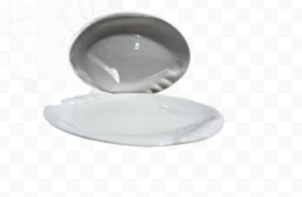 Sundabest 13 Inch Ceramic Serving Platter with Wavy Edge