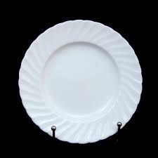 KithenPro 9-Inch Glass Dinner Plate with Wave Design (12097)