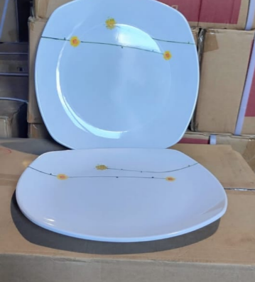 KitchenPro 12&quot; Melamine Dinner Plate Floral (2239)