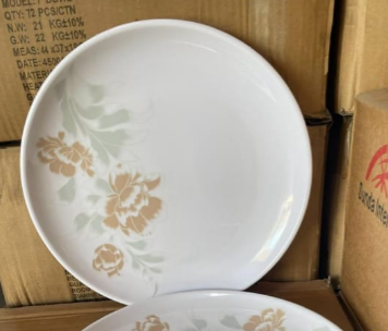 KitchenPro 10.5&quot; Melamine Dinner Plate Floral (3259)