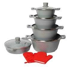 Sundabest Granite Non-Stick Cookware Set: 10-piece set (0854)