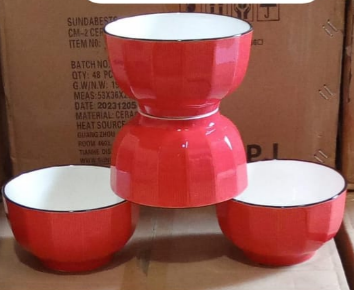 Sundabest 5-inch Ceramic Bowl 10 Pcs Set (12116)