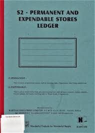 Consumable stores Ledger S2 4 Quire A4 Economic
