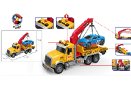 Toy Star 1:18 Scale Engineering Vehicle: F1 SUVS