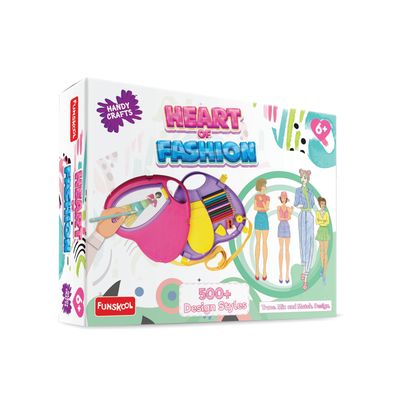 Funskool Heart of Fashion: 500+ Design Styles, Trace, Mix and Match, Design