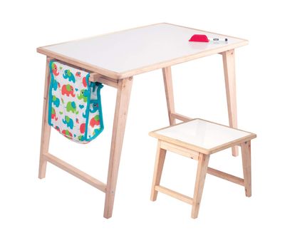 Funskool Giggles Activity Table &amp; Stool: 2-in-1 Study Table and Art Station
