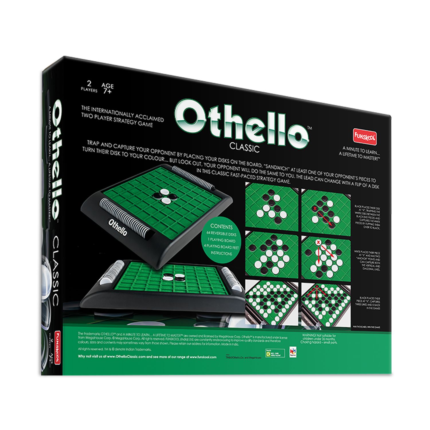 Funskool Othello: The Classic Two-Player Strategy Game 9611000