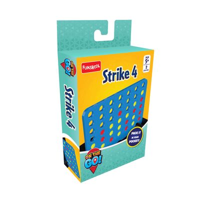 Funskool Travel Strike 4: The Classic Game, On the Go!