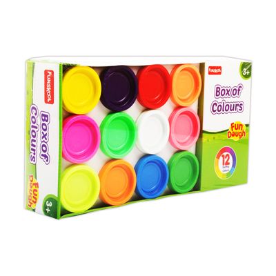 Funskool Box of Colours Fun Dough: 12 Vibrant Colors