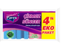Parex Non-Scratch Nail Saver Sponge - 4 Pieces 792827