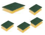 Parex Sponge Green Nail Saver 5 pieces value Pack 791646