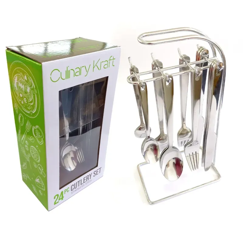 CK 24Pcs Cutlery Set – Culinary Kraft (0574)