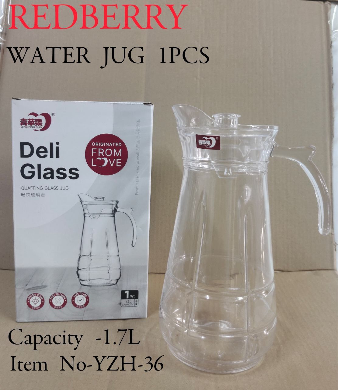 Deli water jug 1.7Ltrs  #YZH 36