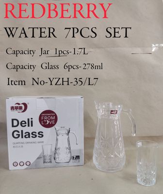 Deli water jug 1.7Ltrs 7pc Water  #YZH 35-7