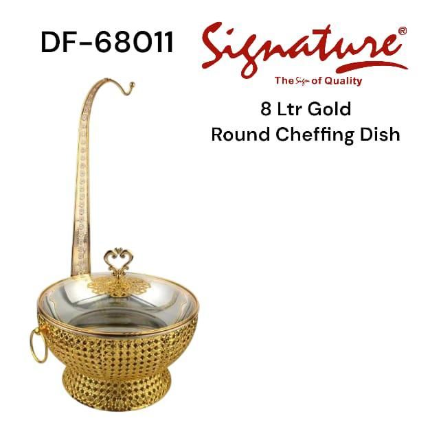 Chaffing Dish Round 8Ltrs with handing stand #Df-68011