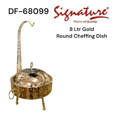 Chaffing Dish Round 8Ltrs with handing stand #Df-68099