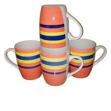 6-Piece Ceramic Mug Set (18642)