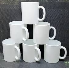 Sundabests 6-Piece 350ml Ceramic Mug Set - White (13254)
