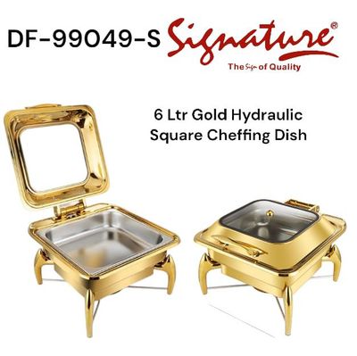 Chaffing Dish dome round 6Ltrs Hydraulic Lid #Df-99049-s